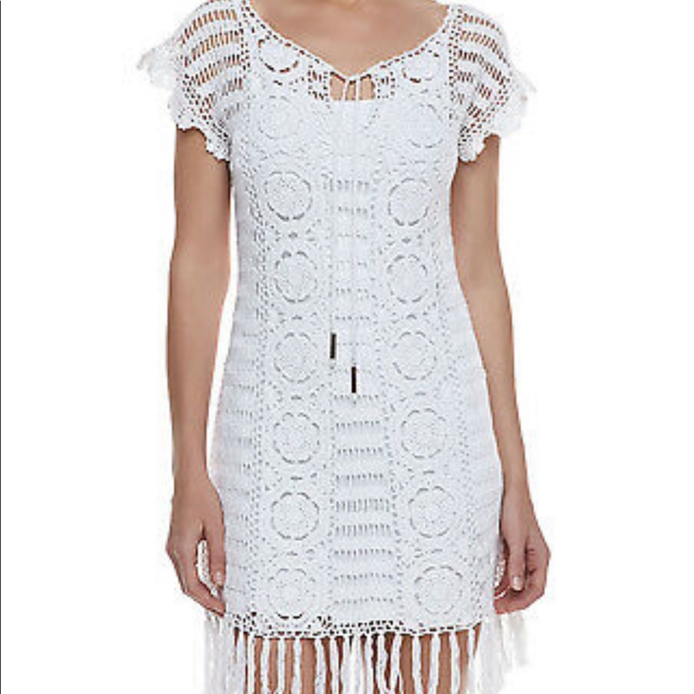 Letarte crochet cover up dress